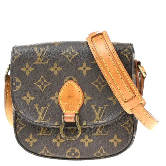 LOUIS VUITTON Mini Saint Cloud Shoulder Bag Monogram Leather BN M51244 82EF334 - Picture 1 of 16